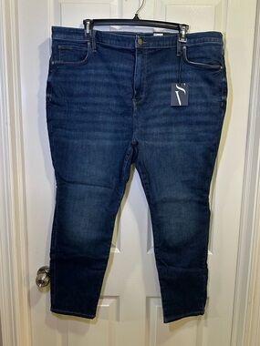 Simply Vera Vera Wang High Rise Skinny Jeans Plus Size 26W Denim Stretch NWT